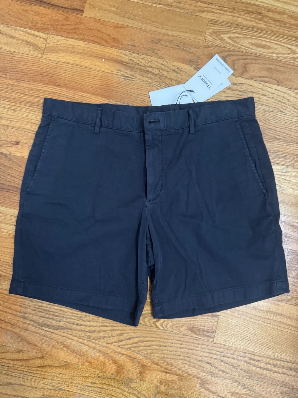 Theory Zaine Gd Patton Shorts - Baltic
